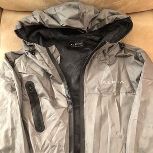 Alpha clothing reflective windbreaker